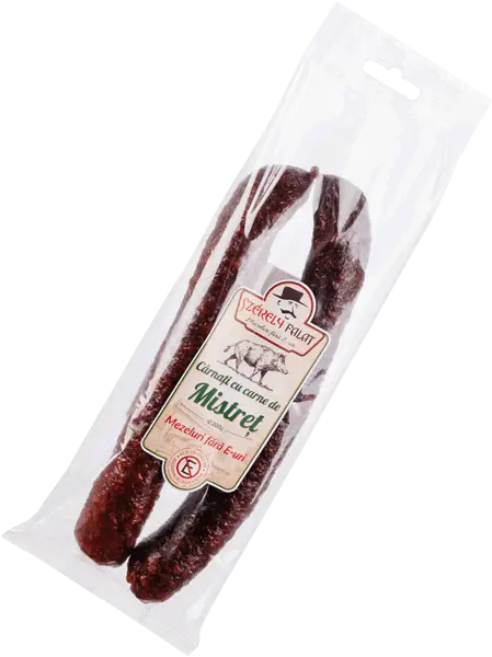 Carnati cu carne de mistret, 200g Bacania Rod