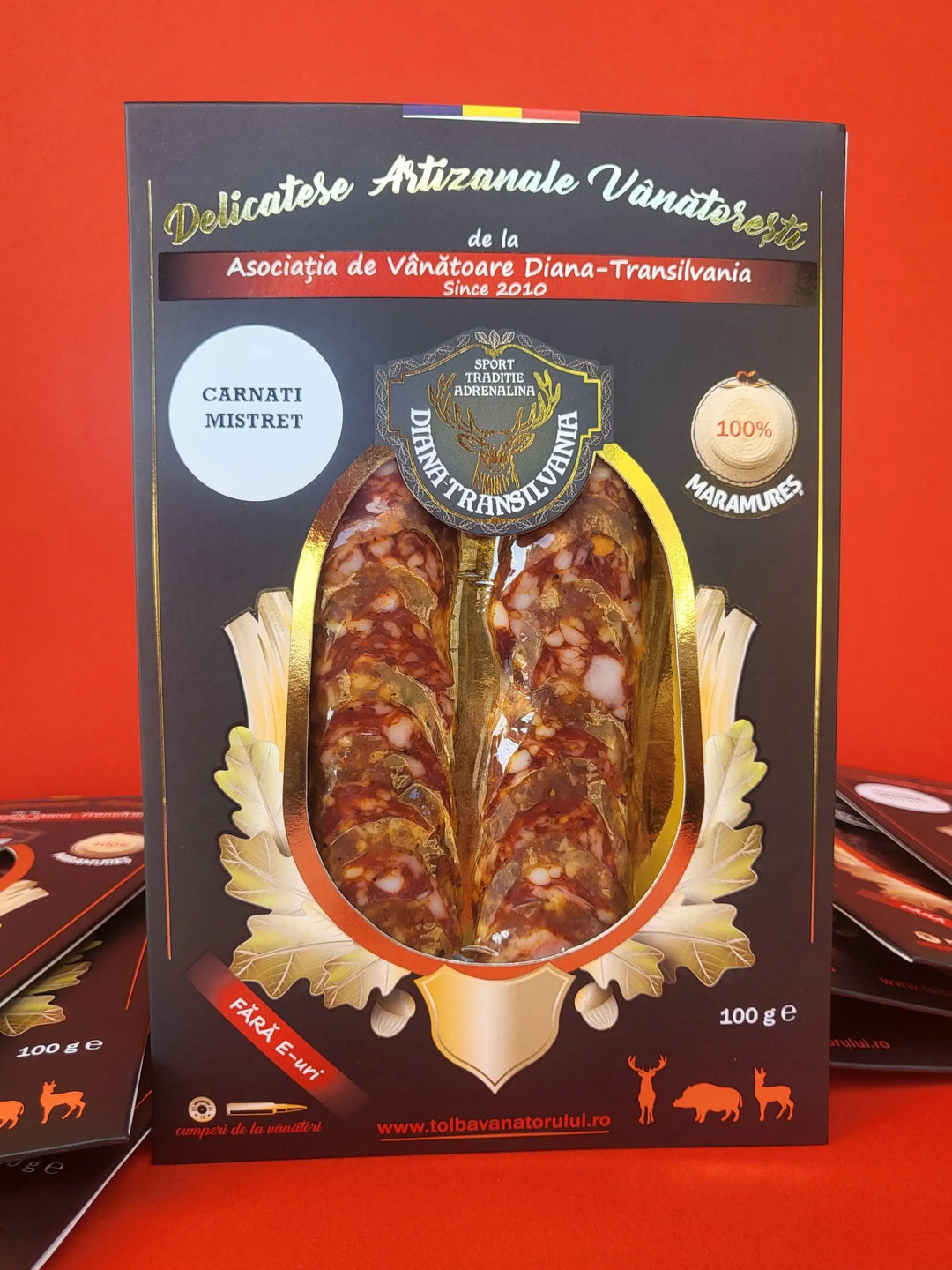 Carnati mistret, 100g -Tolba Vanatorului Bacania Rod