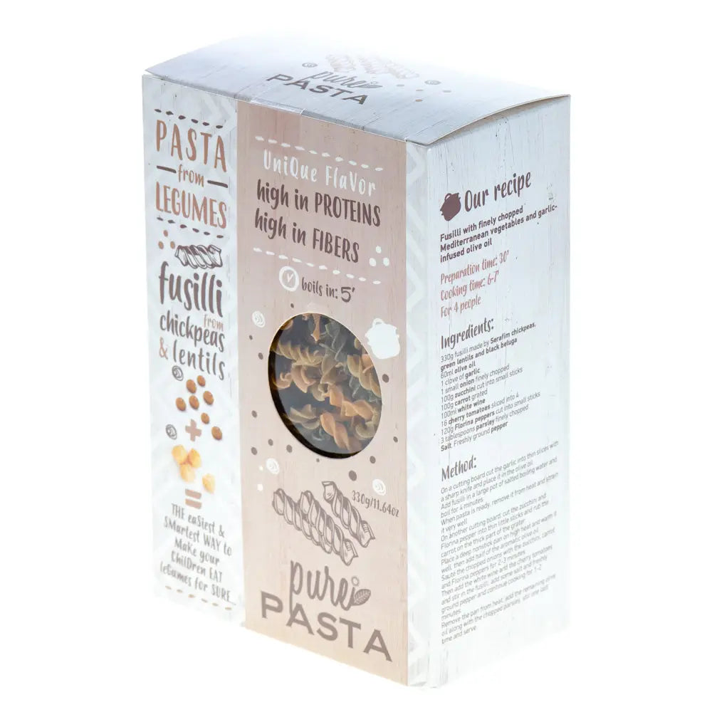 Fusilli din năut și linte, 330g Bacania Rod