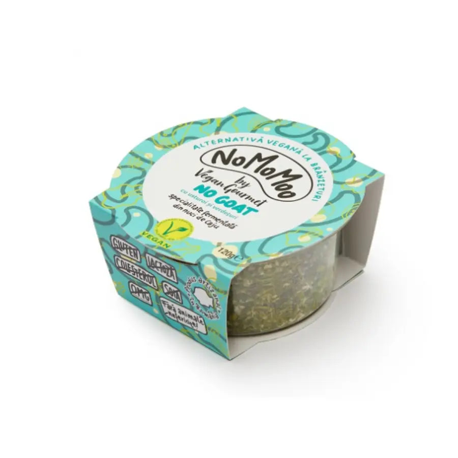 No Goat cu usturoi și verdețuri,110g-NoMoMoo Bacania ROD