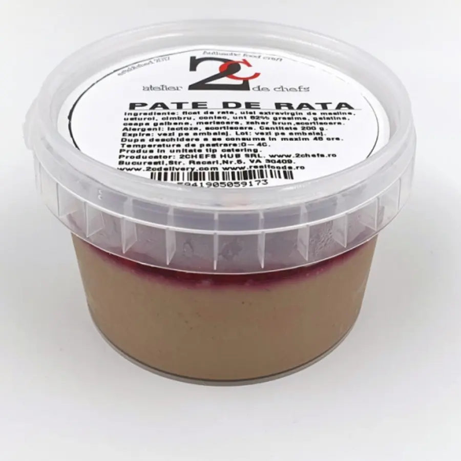 Pate de ficat de rață cu glazură de merișoare,150g-2CHEFS Bacania ROD