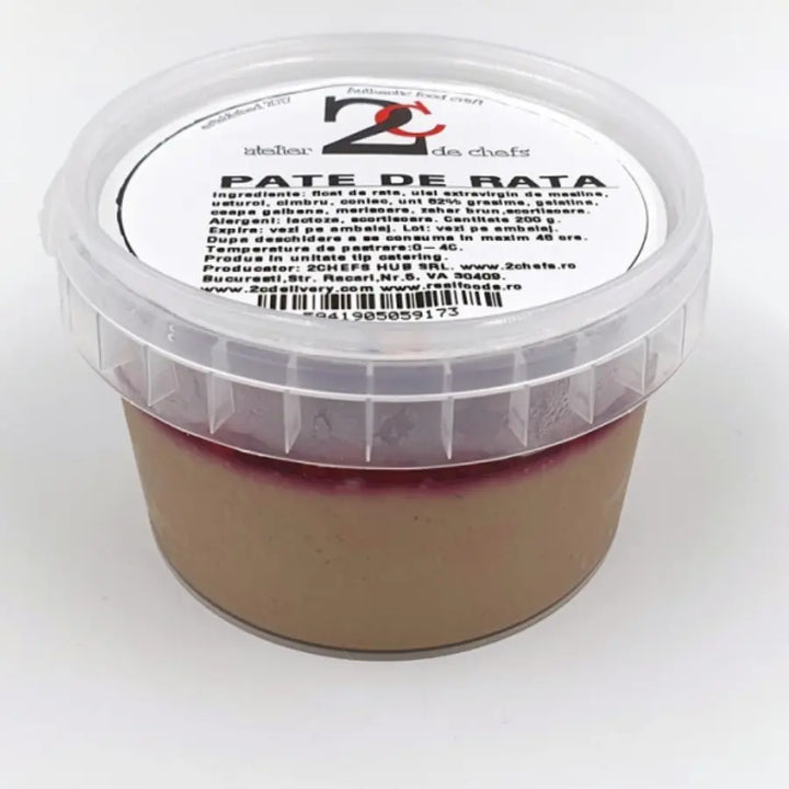Pate de ficat de rață cu glazură de merișoare,150g-2CHEFS Bacania ROD