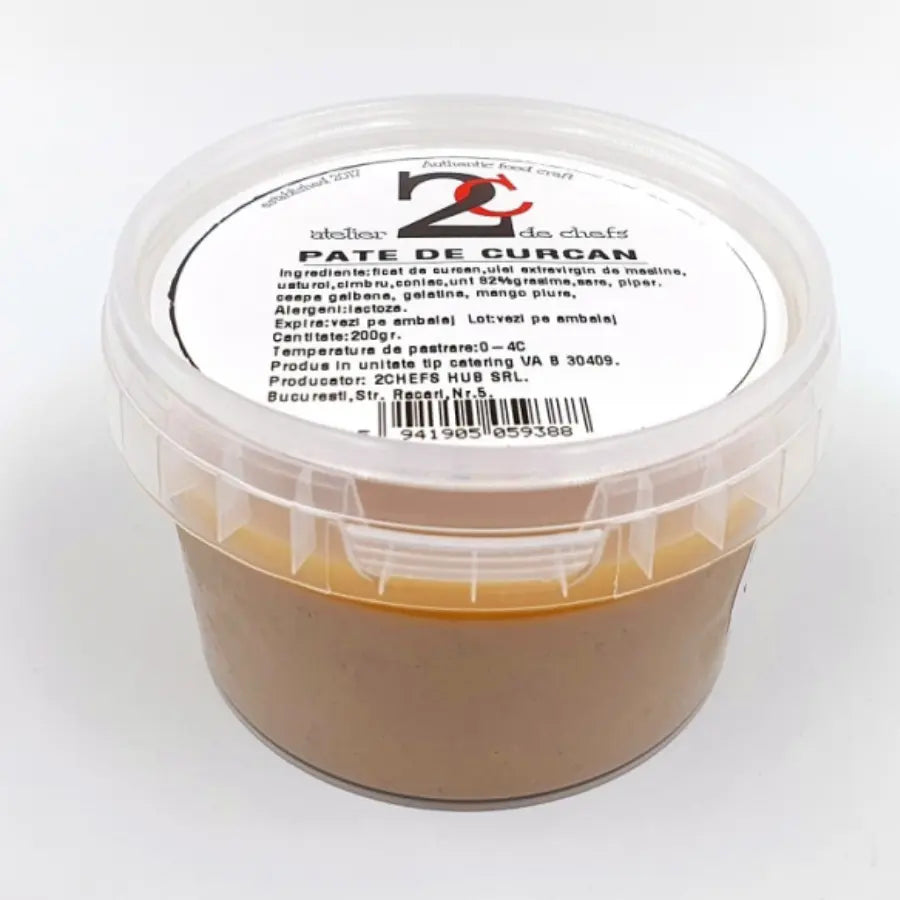 Pate din ficat de curcan cu glazură de mango,150g-2CHEFS Bacania ROD