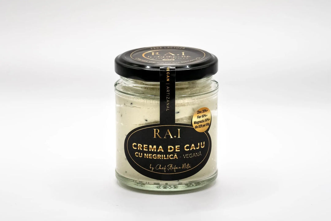 RA.I- Crema de caju cu negrilica, vegana,160g Bacania Rod