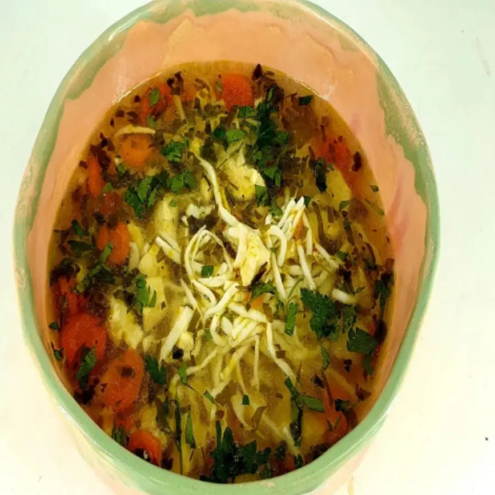 Supă de pui cu taieței de casă,400g-2CHEFS Bacania ROD
