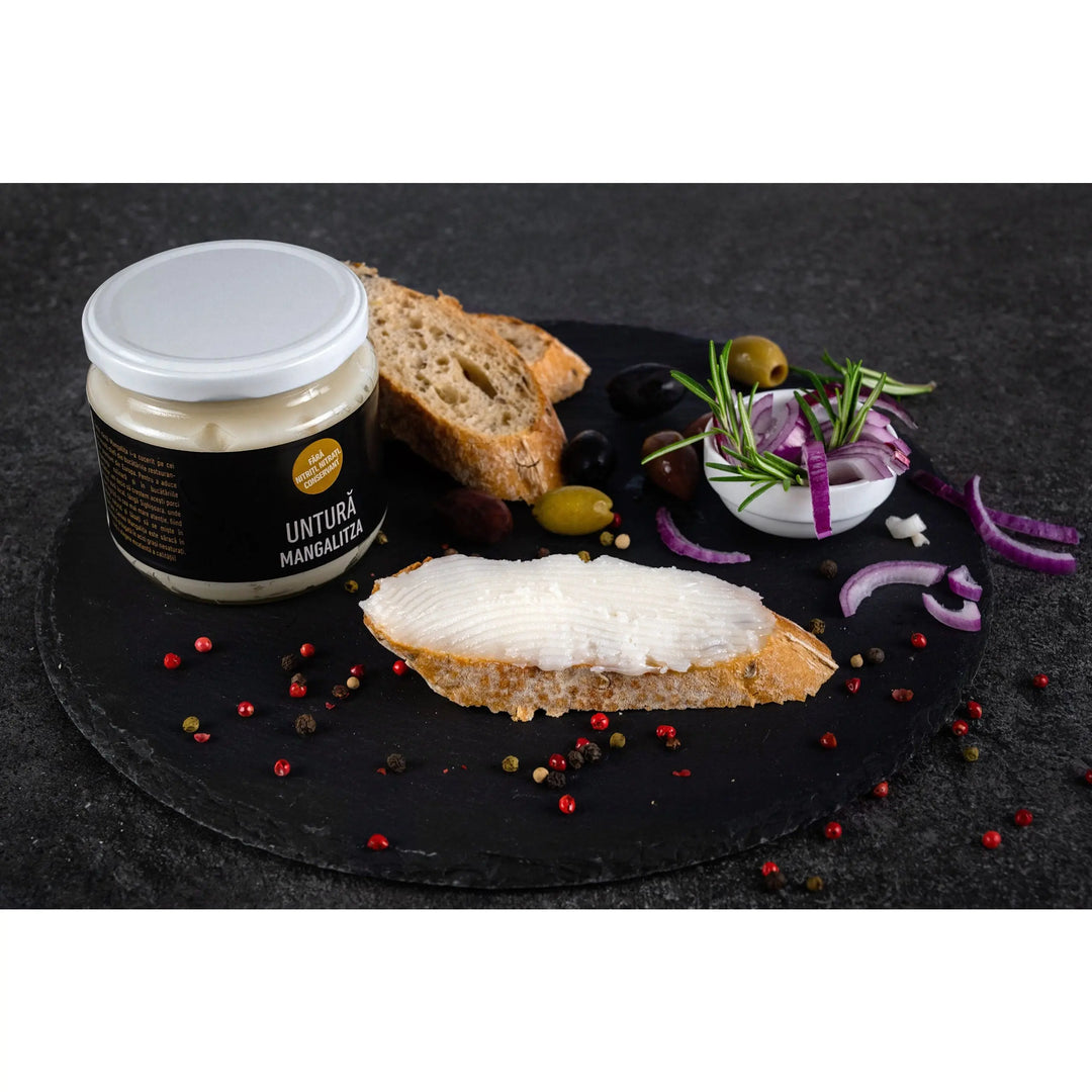 Untur de porc Mangalita, 335g-Mangalitza Food Art Bacania Rod