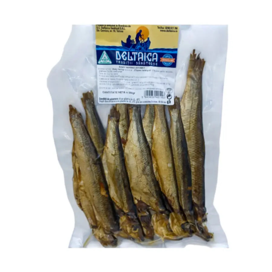 Baby hering afumat,250g - Deltaica Bacania ROD