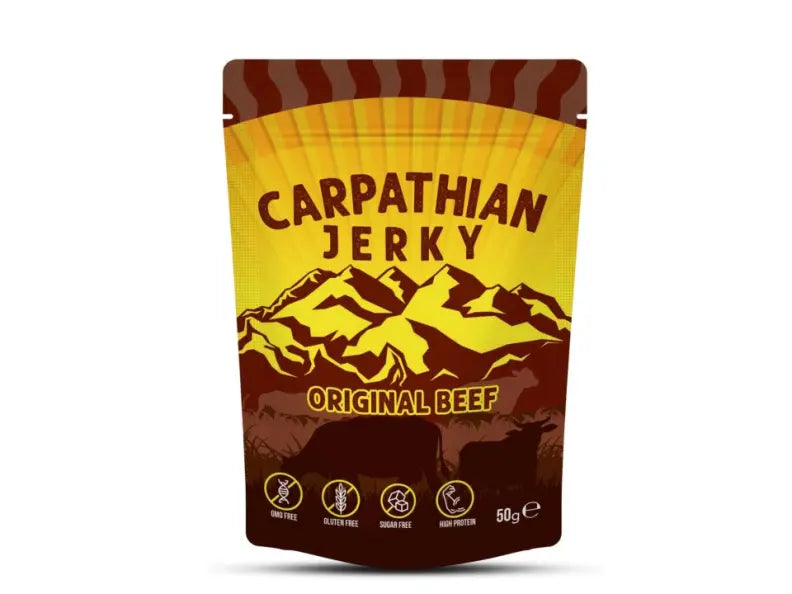 Carpathian Jerky Original Beef, 50g Bacania ROD