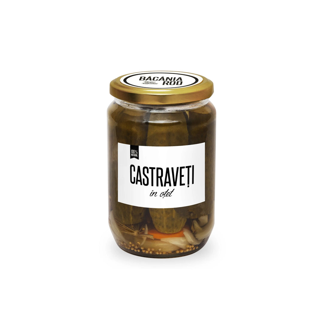 Castraveți în oțet - 660g - Bacania ROD