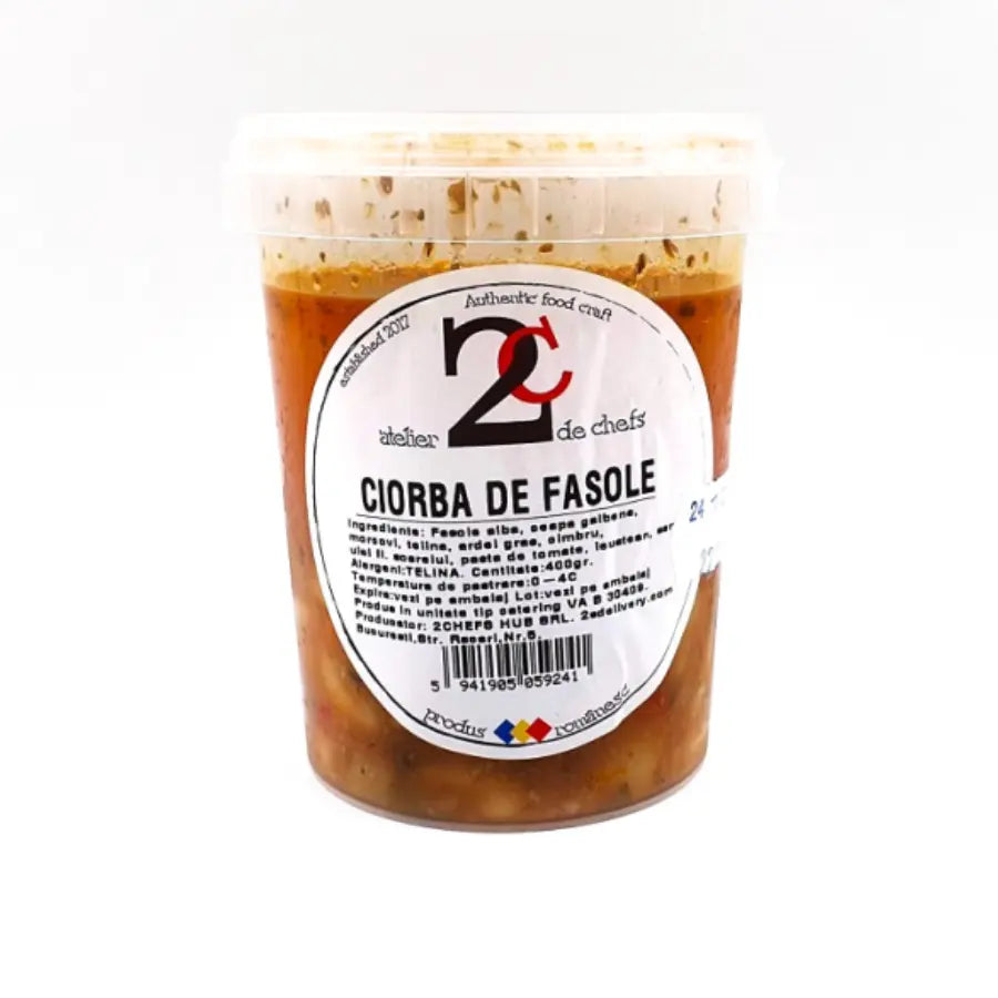 Ciorbă de fasole boabe,400g-2CHEFS Bacania ROD