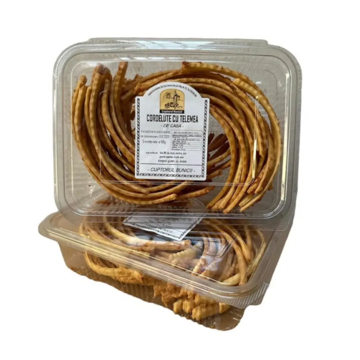 Cordelute cu telemea, 180g - Cuptorul Bunicii Bacania ROD