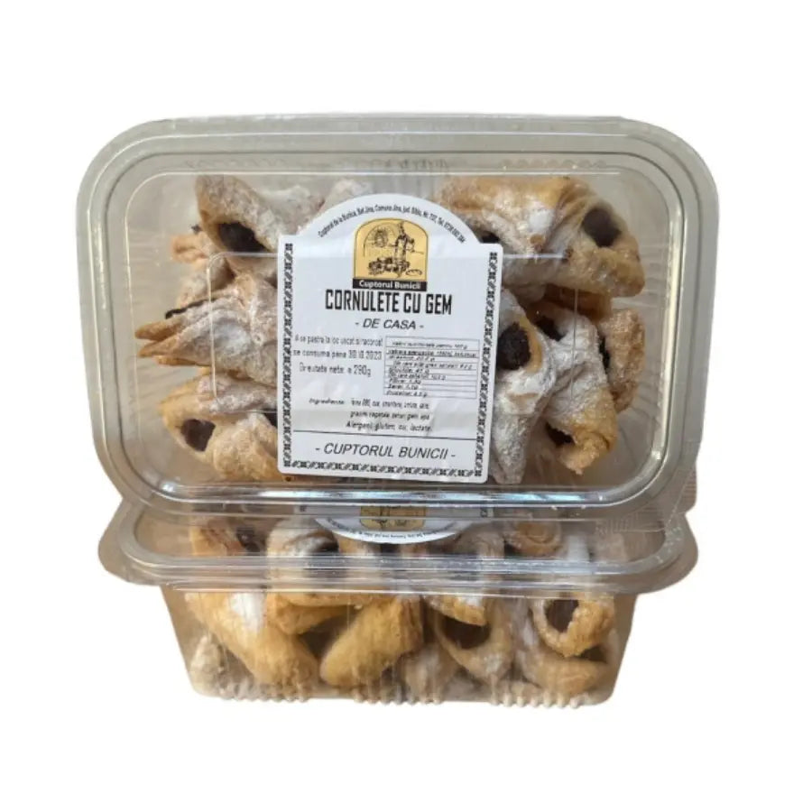 Cornulete cu gem, 280g - Cuptorul Bunicii Bacania ROD