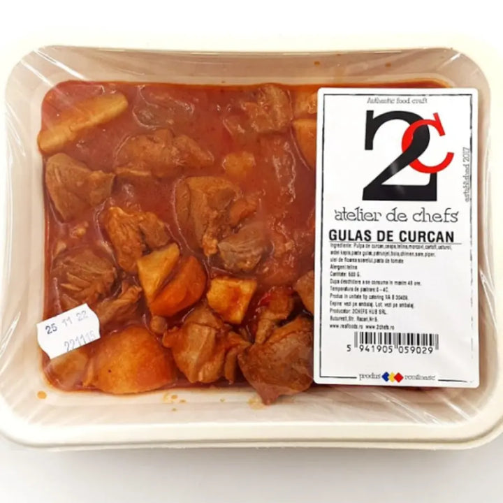 Gulaș de curcan,300g-2CHEFS Bacania ROD