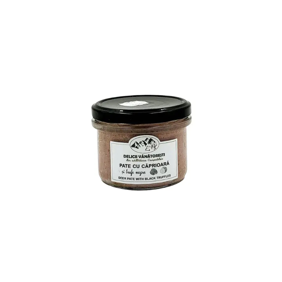 Pate de caprioara cu trufe,180g-Delicii Vanatoresti Bacania ROD