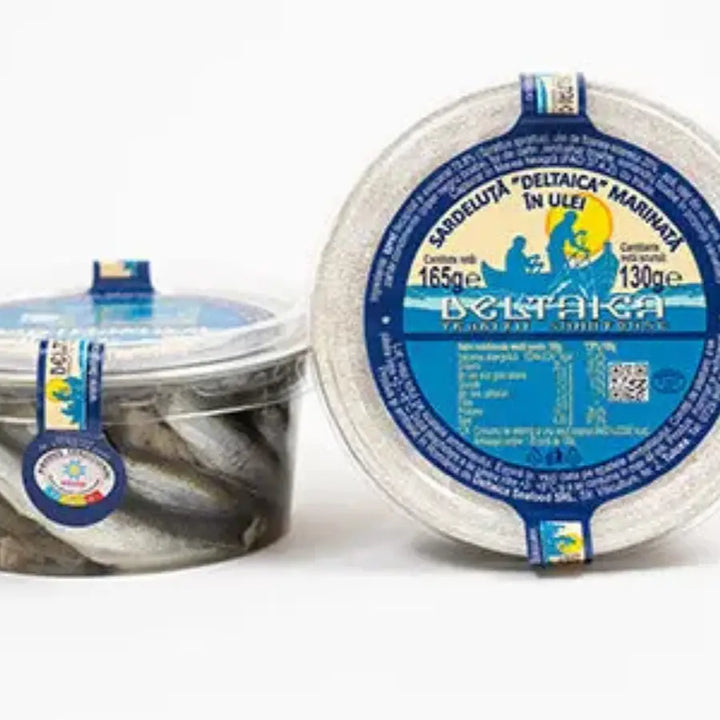 Sardeluta marinata in ulei, 130g Bacania Rod