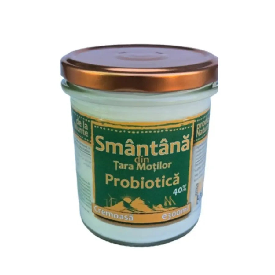 Smântână din Ţara Moţilor 40% grăsime, 300g- LACTMONT Bacania ROD