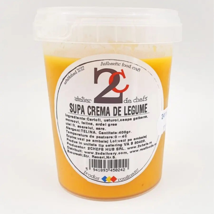 Supă cremă de legume,400g-2CHEFS Bacania ROD